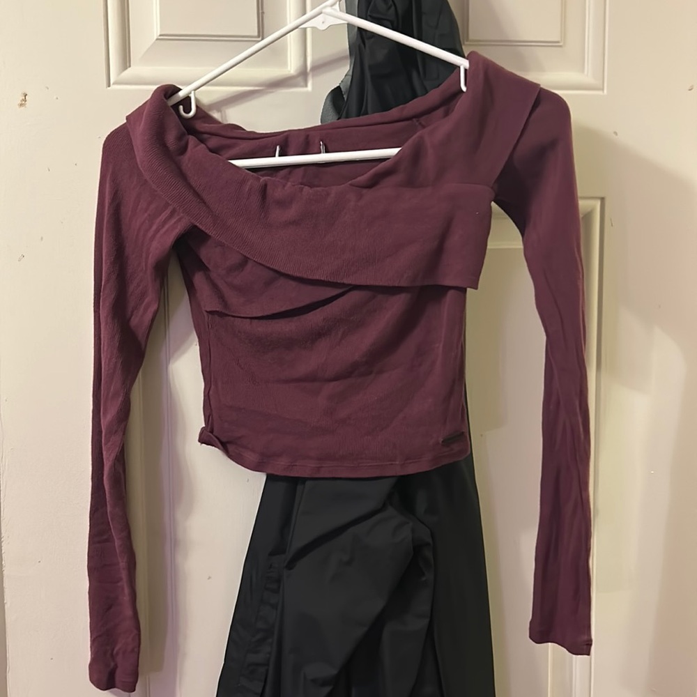 Hollister purple long sleeve